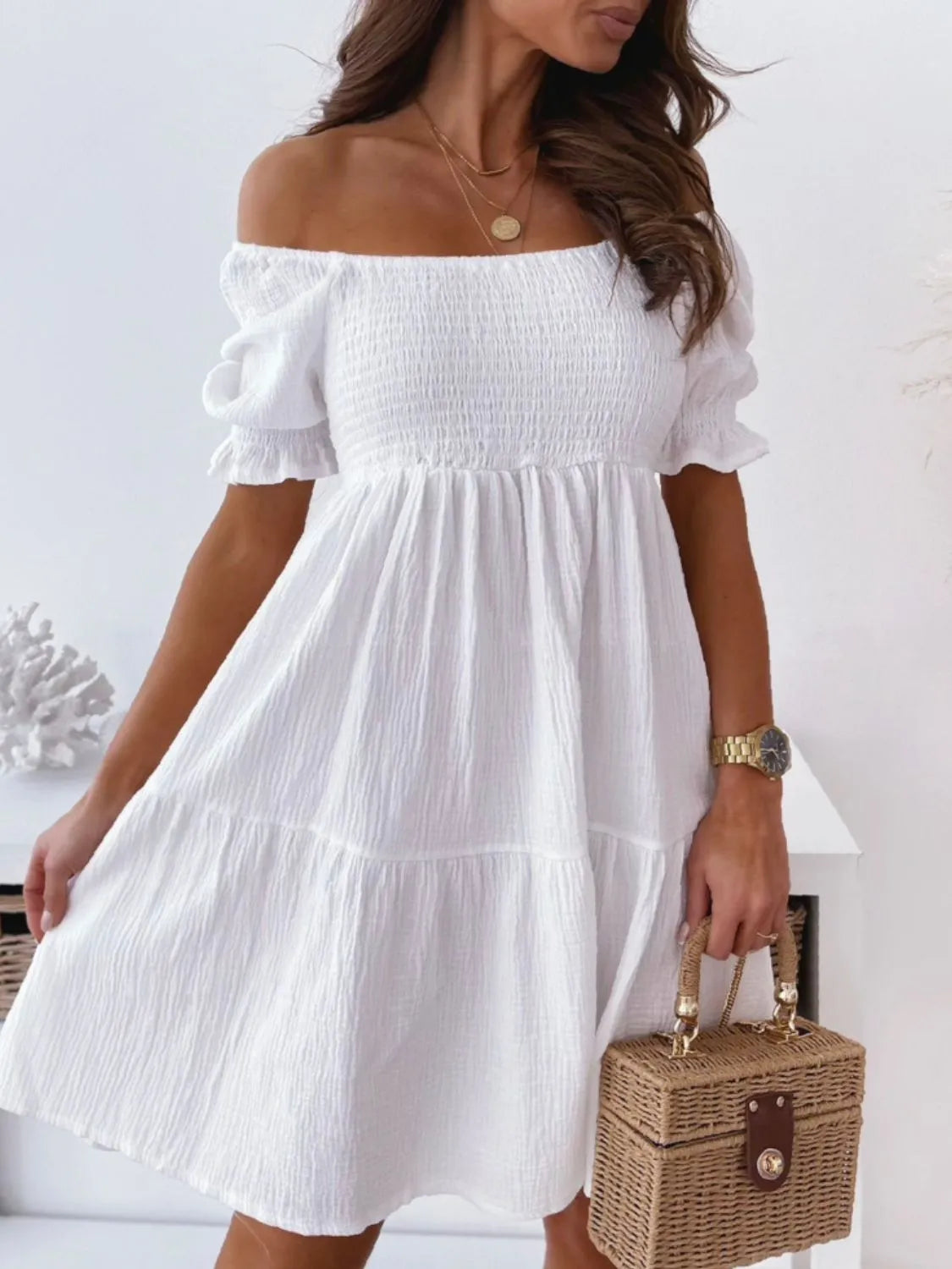 Off-Shoulder Mini Dress | Women's Mini Dress | KoKo Kristin
