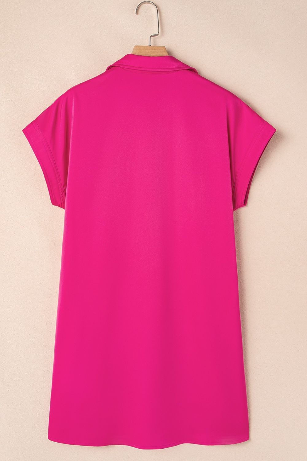 Mini Shirt Dress | Collared Neck Shirt Dress | KoKo Kristin