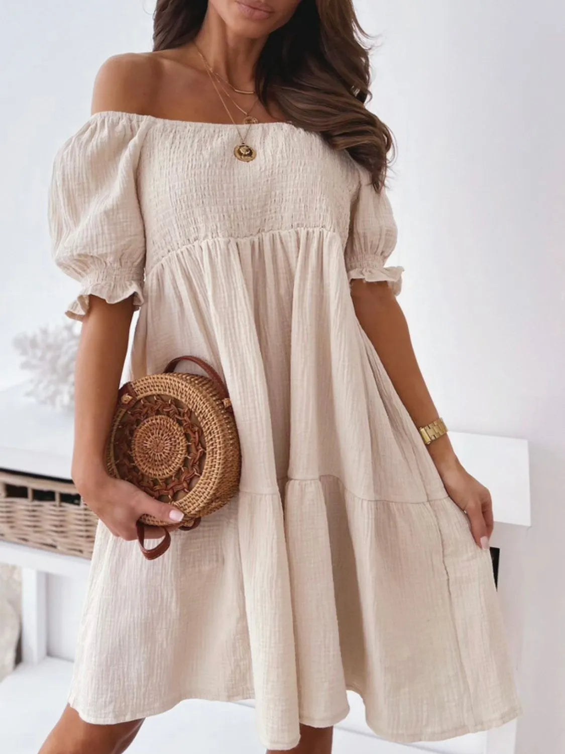 Off-Shoulder Mini Dress | Women's Mini Dress | KoKo Kristin