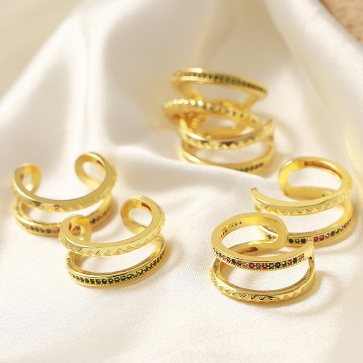 Double-Layered Ring | Gold-Plated Ring | KoKo Kristin