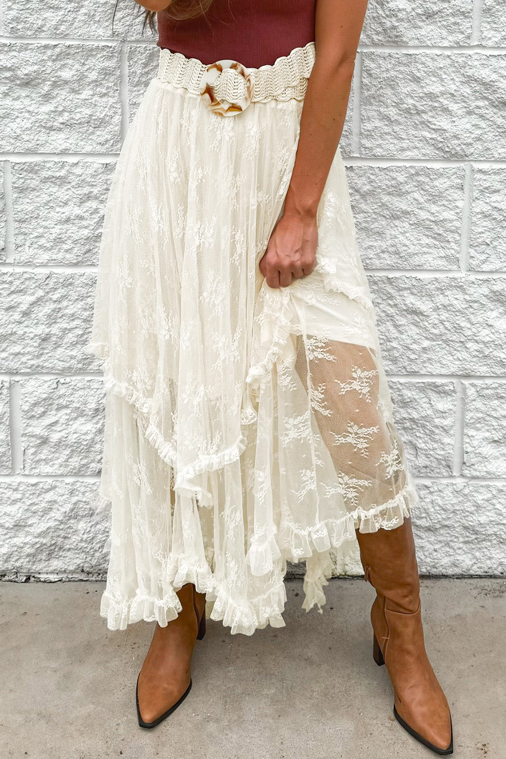 Tiered Midi Skirt | Women's Midi Skirt | KoKo Kristin