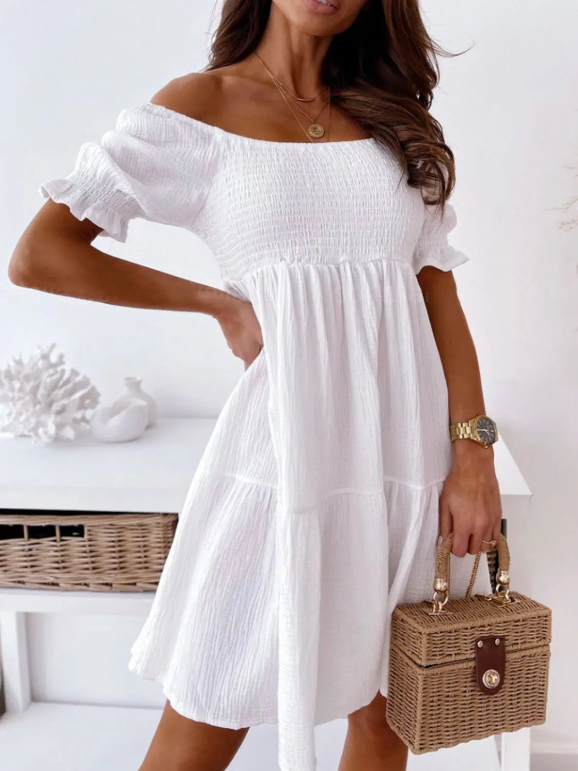 Off-Shoulder Mini Dress | Women's Mini Dress | KoKo Kristin