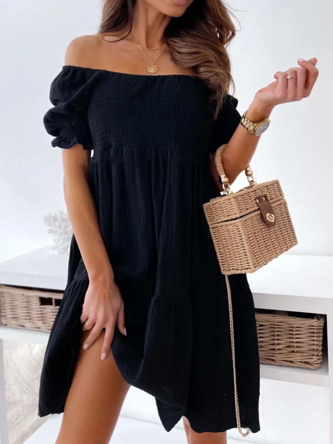 Off-Shoulder Mini Dress | Women's Mini Dress | KoKo Kristin