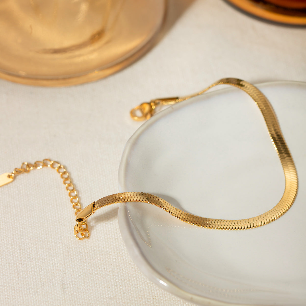 18K Gold-Plated Bracelet | Women's Ankle Bracelet | KoKo Kristin
