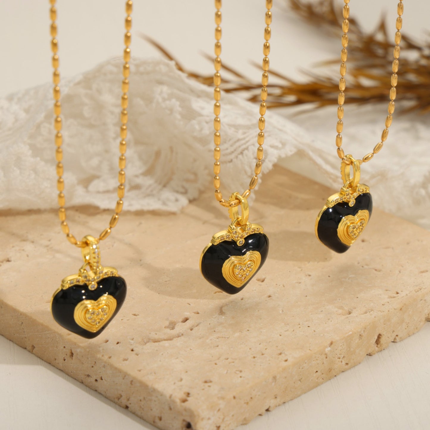Heart Shape Necklace | Titanium Steel Necklace | KoKo Kristin