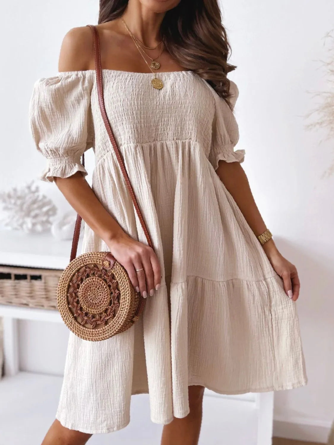 Off-Shoulder Mini Dress | Women's Mini Dress | KoKo Kristin