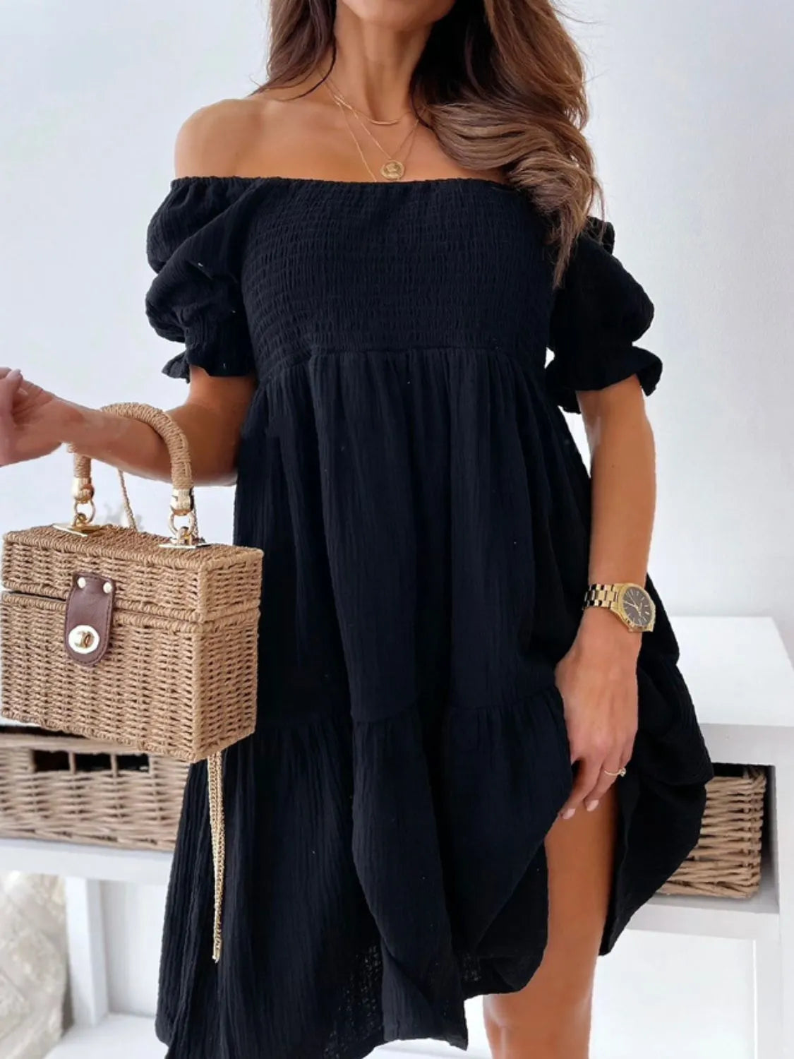 Off-Shoulder Mini Dress | Women's Mini Dress | KoKo Kristin
