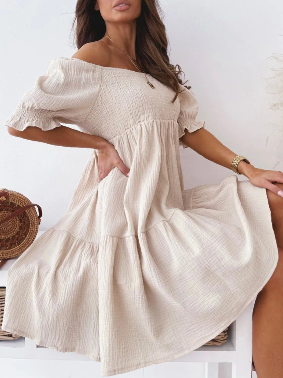 Off-Shoulder Mini Dress | Women's Mini Dress | KoKo Kristin