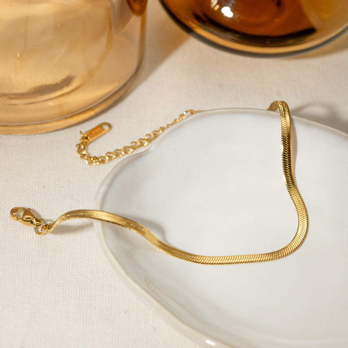 18K Gold-Plated Bracelet | Women's Ankle Bracelet | KoKo Kristin