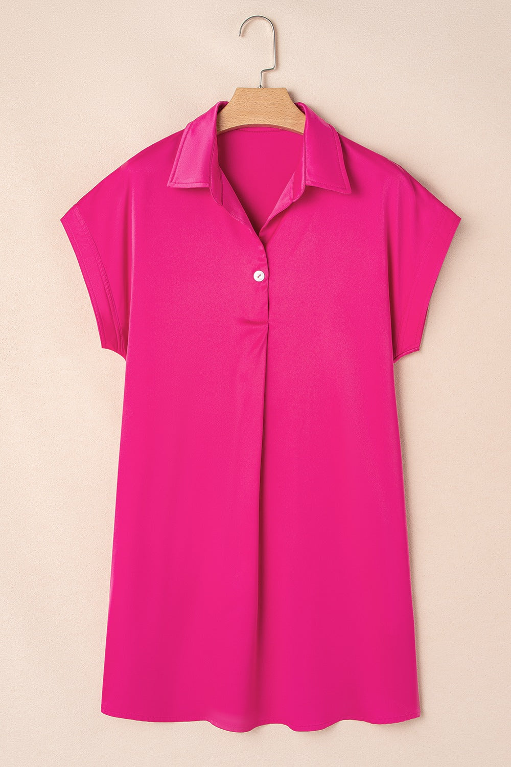 Mini Shirt Dress | Collared Neck Shirt Dress | KoKo Kristin