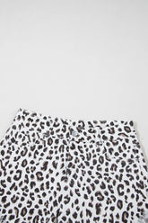 Frayed Hem Denim Shorts | Leopard Denim Shorts | KoKo Kristin