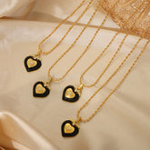Heart Shape Necklace | Titanium Steel Necklace | KoKo Kristin