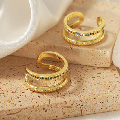 Double-Layered Ring | Gold-Plated Ring | KoKo Kristin