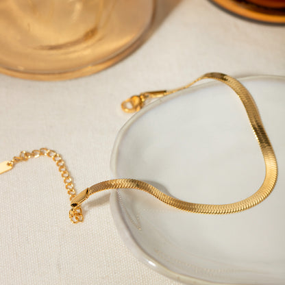 18K Gold-Plated Bracelet | Women's Ankle Bracelet | KoKo Kristin