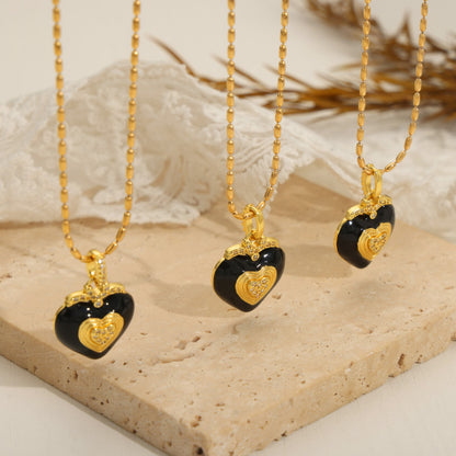 Heart Shape Necklace | Titanium Steel Necklace | KoKo Kristin