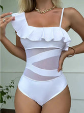 Asymmetrical Bathing Suit | Ruffle Bathing Suit | KoKo Kristin