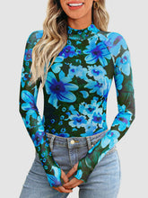 Mock Neck T Shirt | Long Sleeve T-Shirt | KoKo Kristin