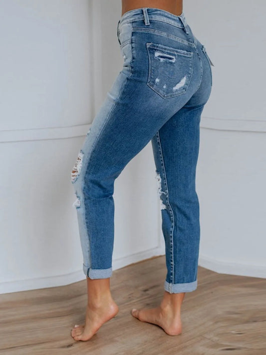 Women's Distressed Jeans | Women's Denim Jeans | KoKo Kristin