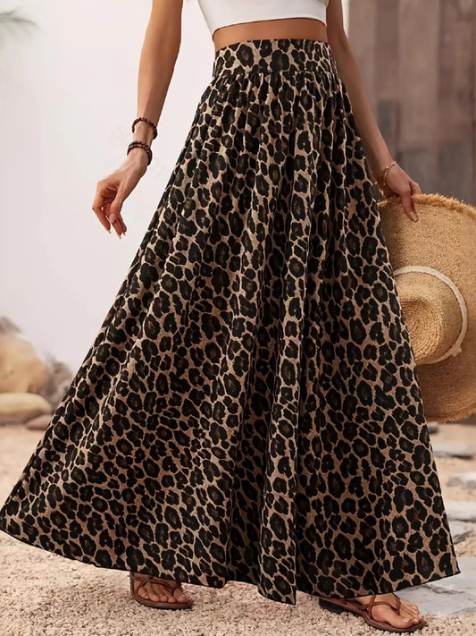 Leopard Maxi Skirt | Women's Maxi Skirt | KoKo Kristin